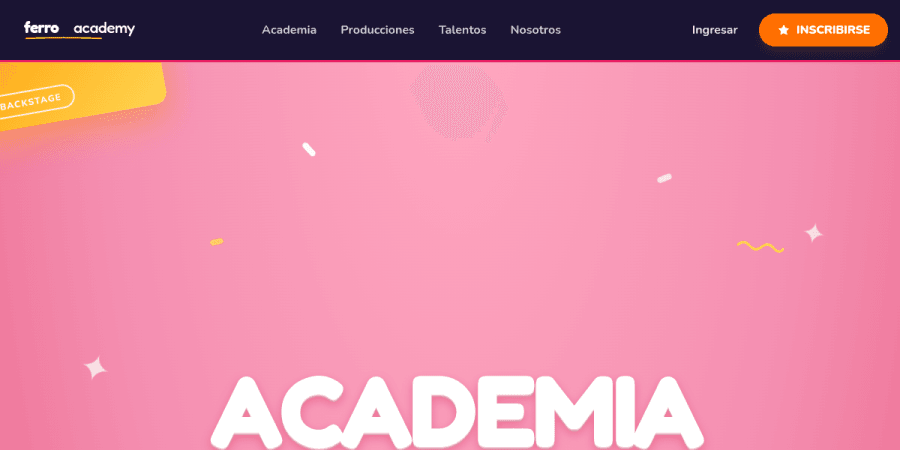 Captura del proyecto Talent Hub - Academia de Talentos
